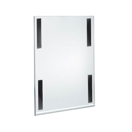 Azar Displays 11"W x 17"H Sign Holder w/ Magnetic Strips, PK10 129932